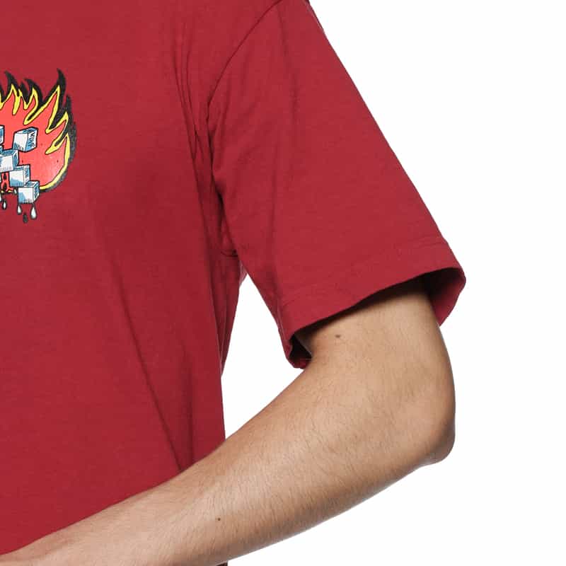 LQQK STUDIO LQQK STUDIO<ルックスタジオ>プリントTシャツ RED