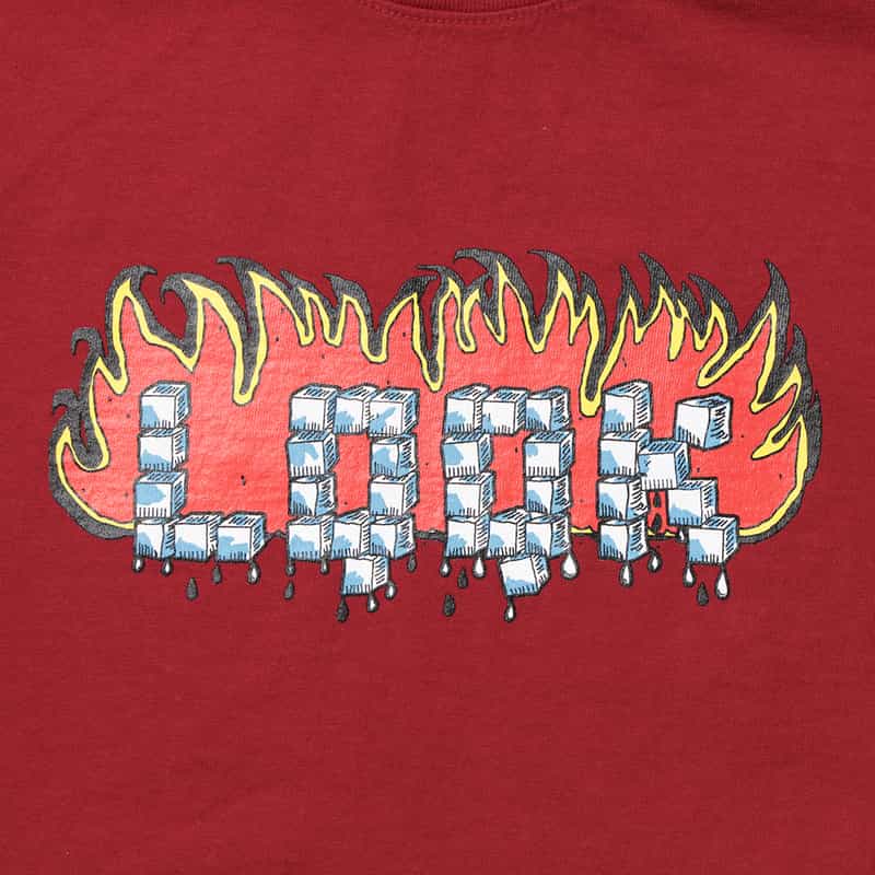 LQQK STUDIO LQQK STUDIO<ルックスタジオ>プリントTシャツ RED