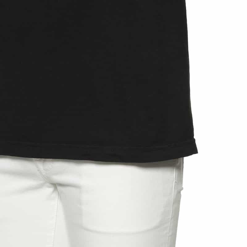 LQQK STUDIO LQQK STUDIO＜ルックスタジオ＞プリントTシャツ BLACK