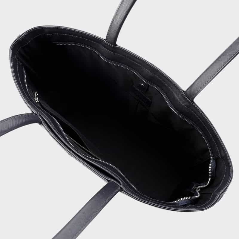 BARNEYS NEW YORK オンラインストア限定　レザートートバッグ NAVY