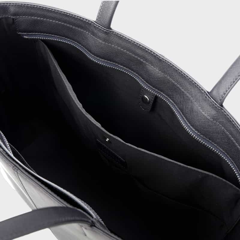 BARNEYS NEW YORK オンラインストア限定　レザートートバッグ NAVY