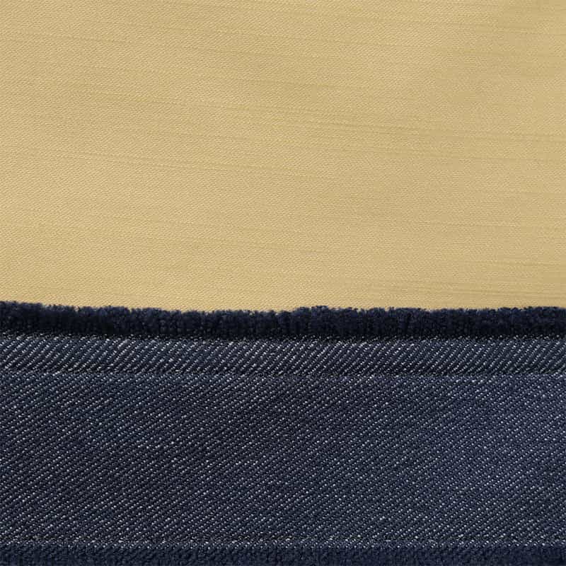 BARNEYS NEW YORK コンビネーション デニムパイピングジャケット BEIGE