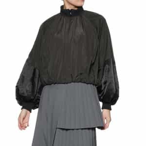 ウォッシャブル コンビネーション バルーンスリーブブルゾン