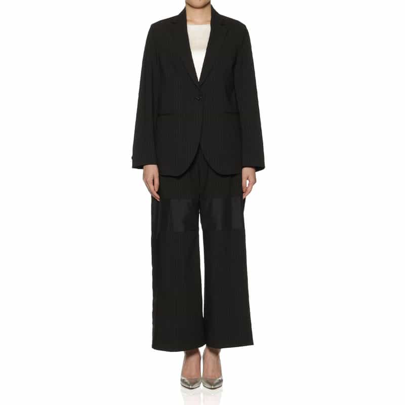 BARNEYS NEW YORK セットアップ コンビネーションパンツ DARK GRAY