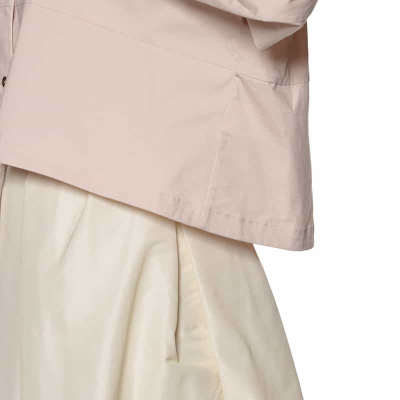 BARNEYS NEW YORK ウォッシャブル ドローストリングシャツ PINK