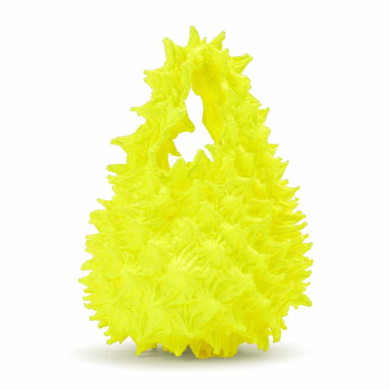 BUNZABURO BUNZABURO<ブンザブロウ>シボリプチバッグ YELLOW