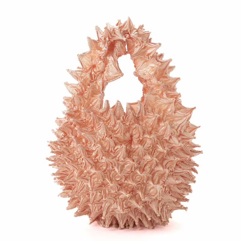 BUNZABURO BUNZABURO<ブンザブロウ>シボリプチバッグ BEIGE