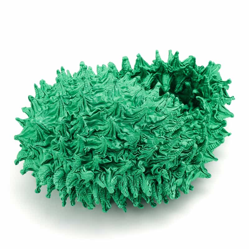 BUNZABURO BUNZABURO<ブンザブロウ>シボリプチバッグ GREEN