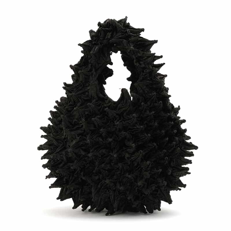 BUNZABURO BUNZABURO<ブンザブロウ>シボリプチバッグ BLACK