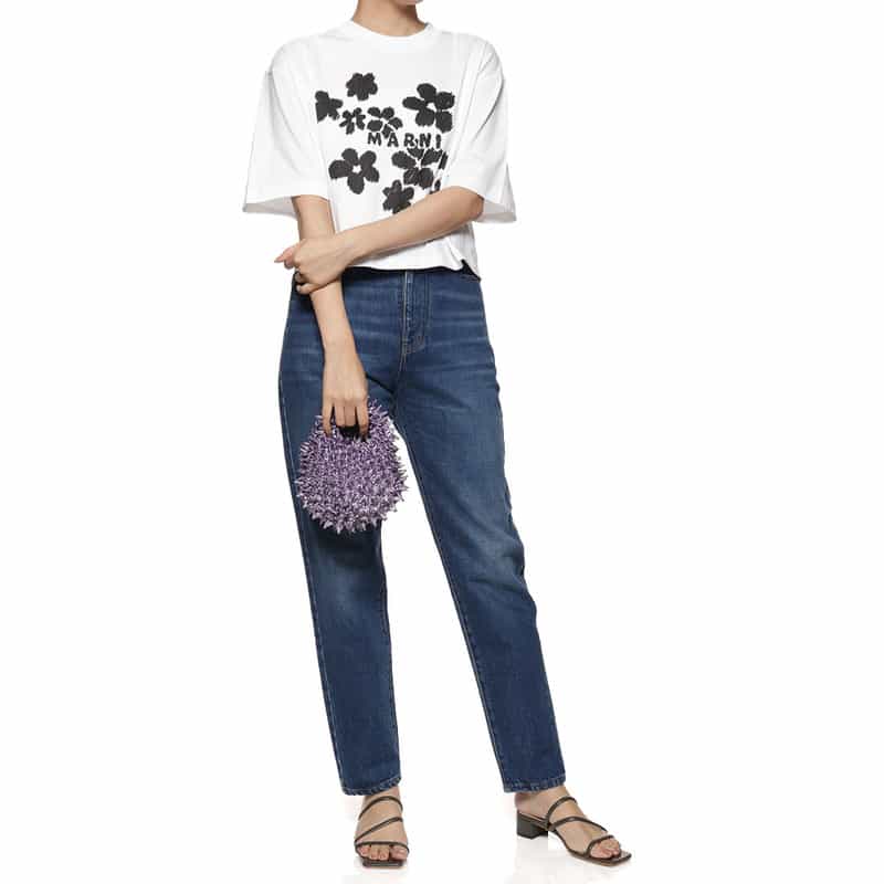 BUNZABURO BUNZABURO＜ブンザブロウ＞シボリメタリックプチバッグ LIGHT PURPLE