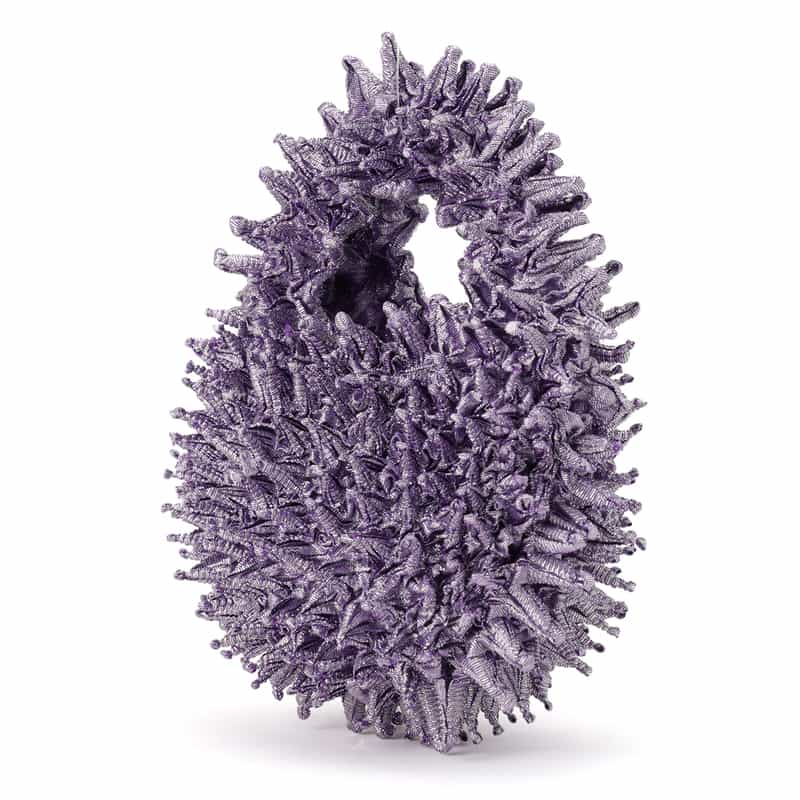 BUNZABURO BUNZABURO＜ブンザブロウ＞シボリメタリックプチバッグ LIGHT PURPLE