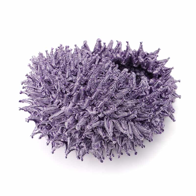 BUNZABURO BUNZABURO＜ブンザブロウ＞シボリメタリックプチバッグ LIGHT PURPLE