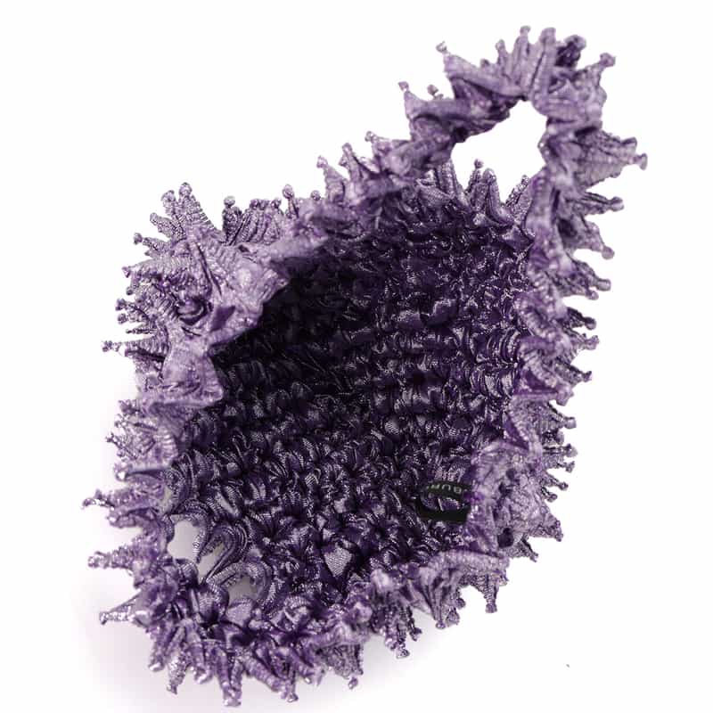 BUNZABURO BUNZABURO＜ブンザブロウ＞シボリメタリックプチバッグ LIGHT PURPLE