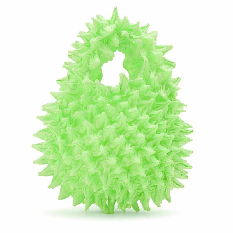 BUNZABURO BUNZABURO＜ブンザブロウ＞シボリプチバッグ LIGHT GREEN