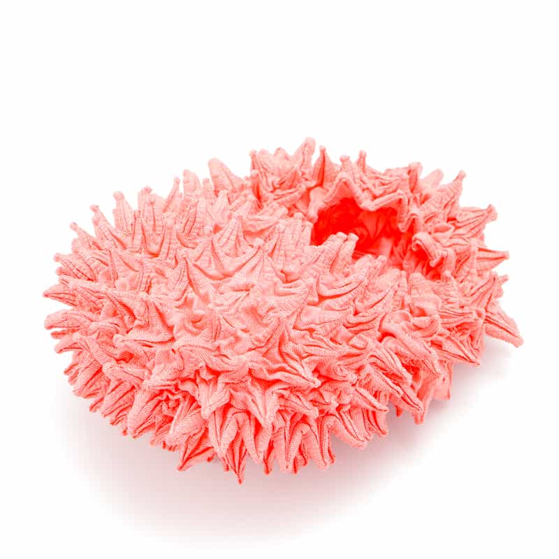 BUNZABURO BUNZABURO＜ブンザブロウ＞シボリプチバッグ ORANGE