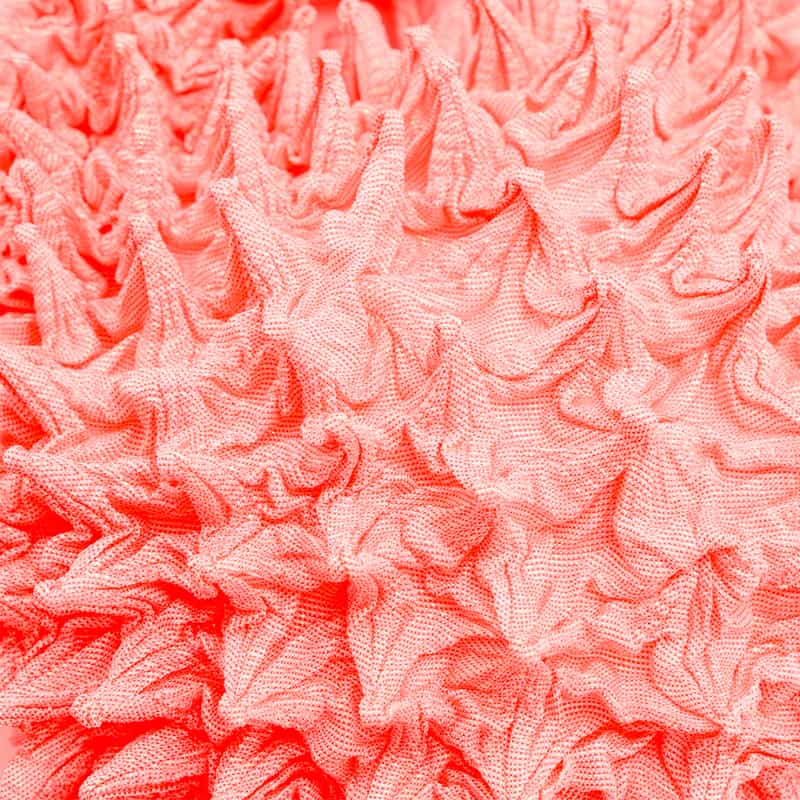 BUNZABURO BUNZABURO＜ブンザブロウ＞シボリプチバッグ ORANGE