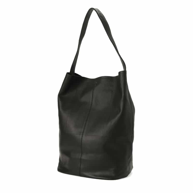 MORPHEE MORPHEE＜モルフェ＞レザーショルダーバッグ BLACK