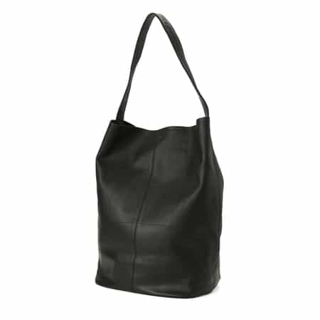 morpheeレザーバッグショルダーバッグやぎ革　ブラック MSG-BLK-1]【保存袋付き】Morphee(モルフェ) MESSENGER BLACK