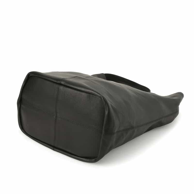 MORPHEE MORPHEE＜モルフェ＞レザーショルダーバッグ BLACK