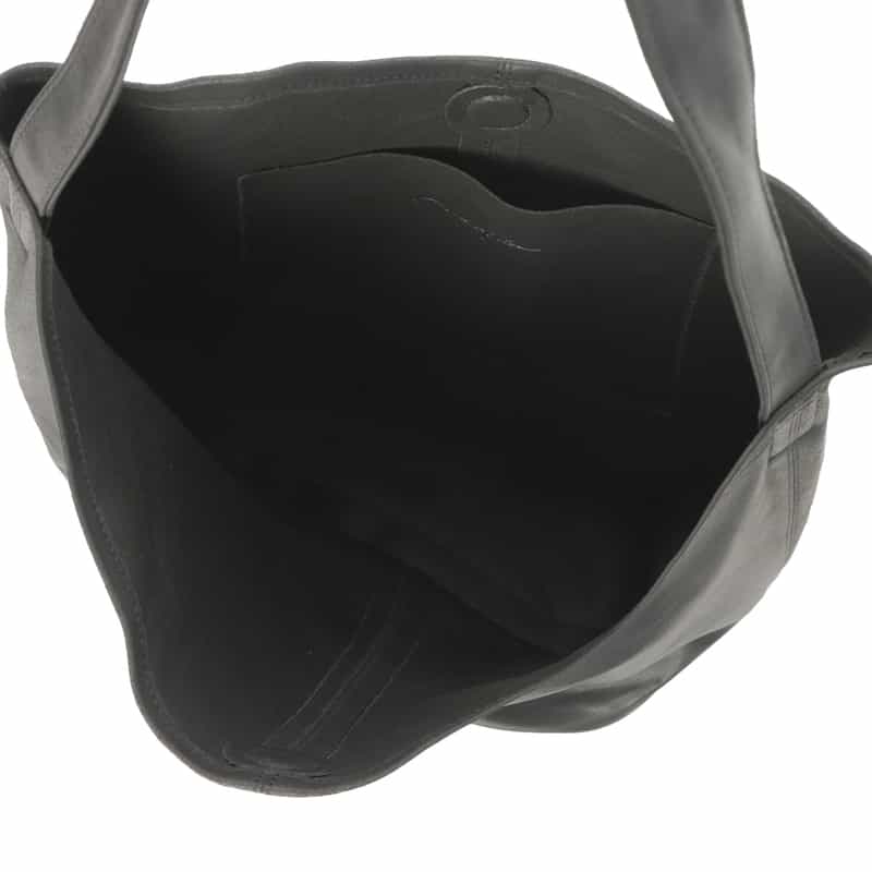 MORPHEE MORPHEE＜モルフェ＞レザーショルダーバッグ BLACK