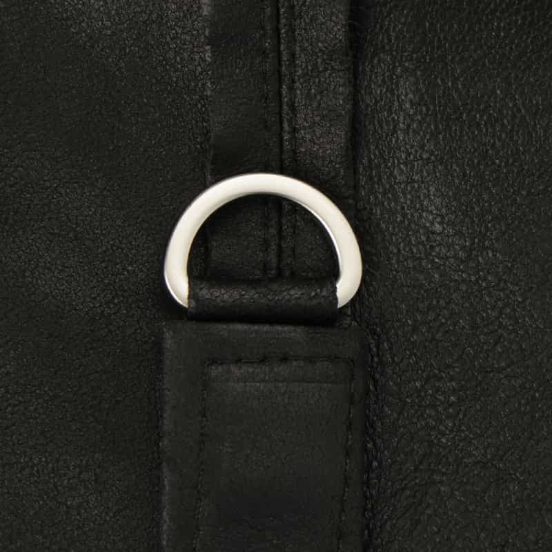 MORPHEE MORPHEE＜モルフェ＞レザーショルダーバッグ BLACK