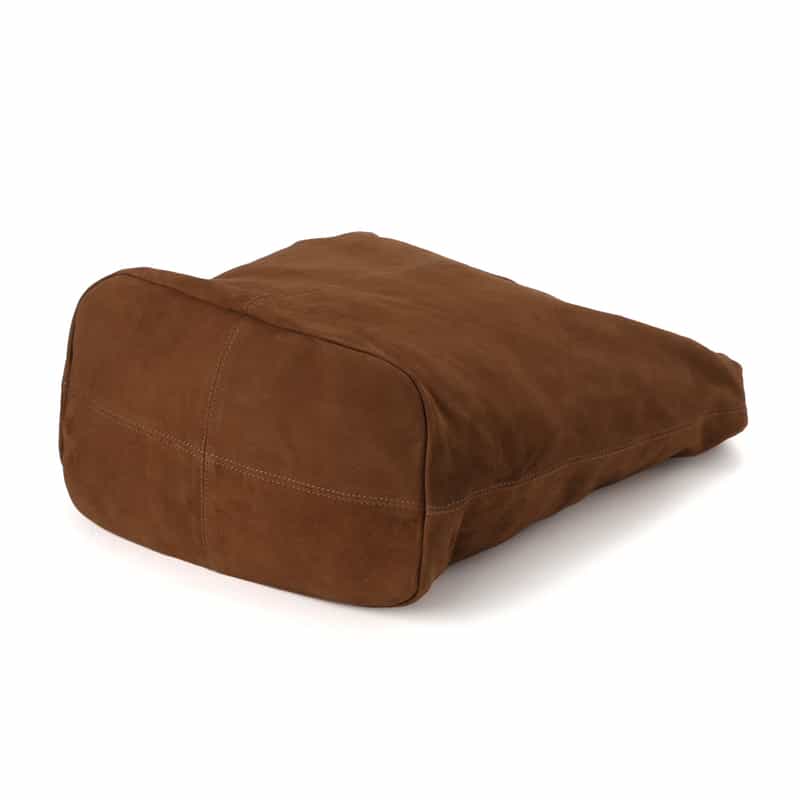 MORPHEE MORPHEE<モルフェ>スエードレザーショルダーバッグ BROWN