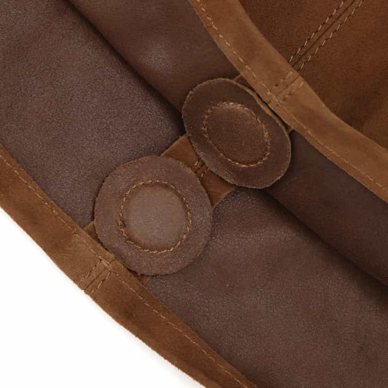 MORPHEE MORPHEE<モルフェ>スエードレザーショルダーバッグ BROWN