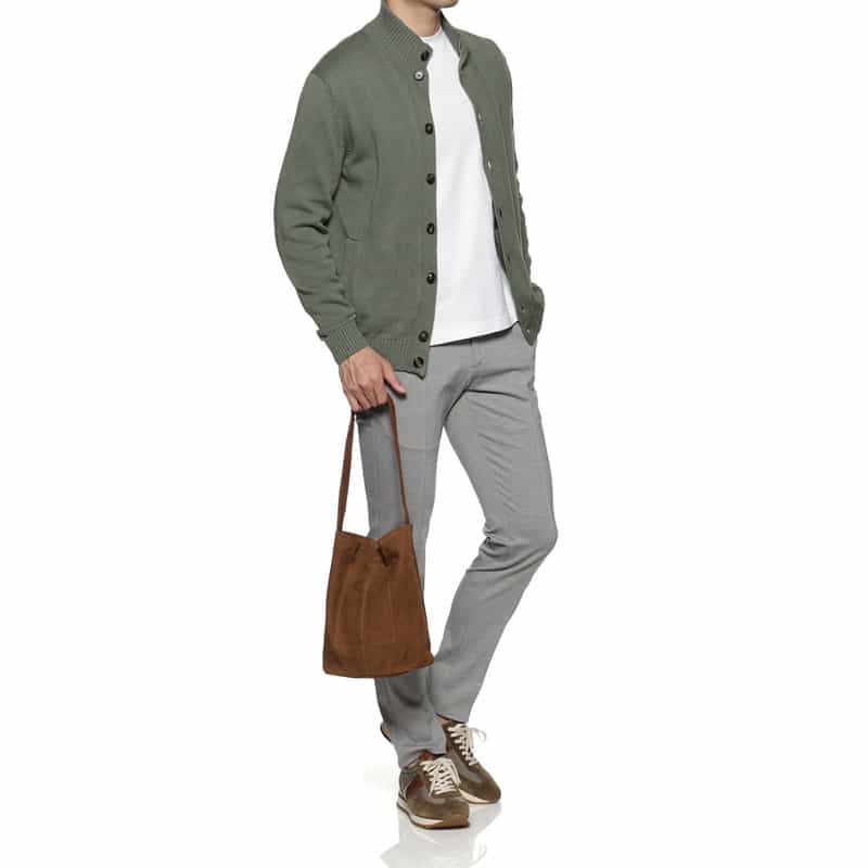 MORPHEE MORPHEE＜モルフェ＞スエードレザー ショルダーバッグ BROWN