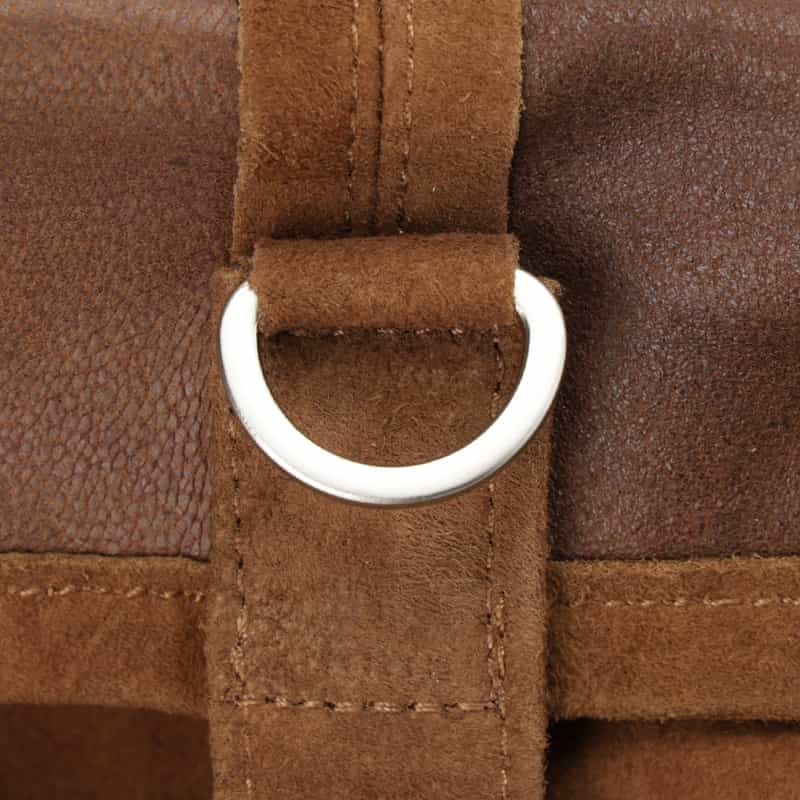 MORPHEE MORPHEE＜モルフェ＞スエードレザー ショルダーバッグ BROWN