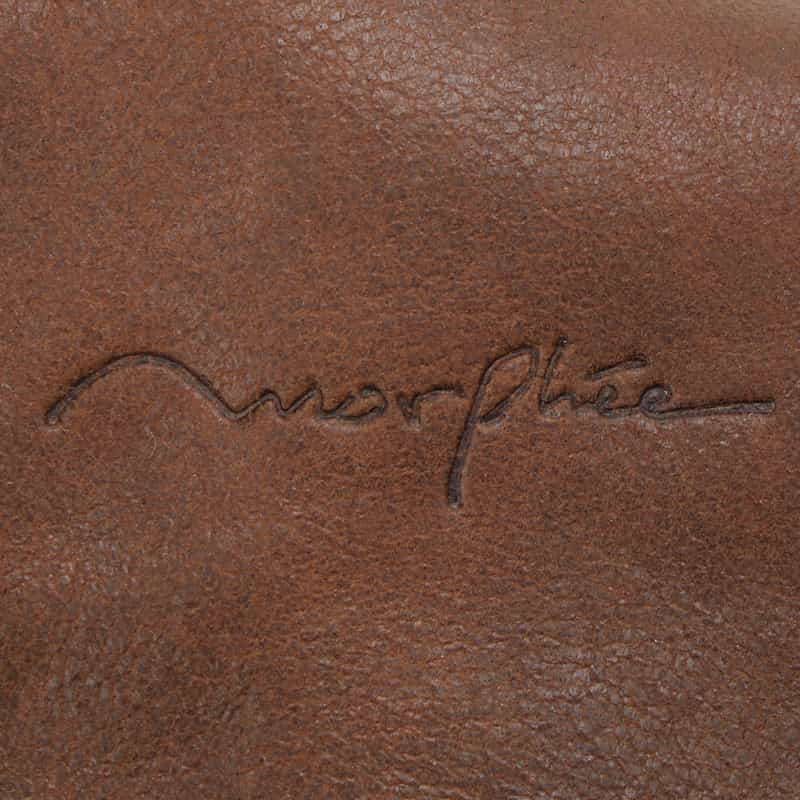 MORPHEE MORPHEE＜モルフェ＞スエードレザー ショルダーバッグ BROWN