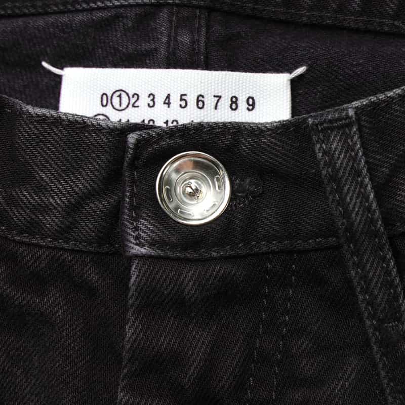 MAISON MARGIELA MAISON MARGLELA＜メゾンマルジェラ＞ デニムパンツ BLACK