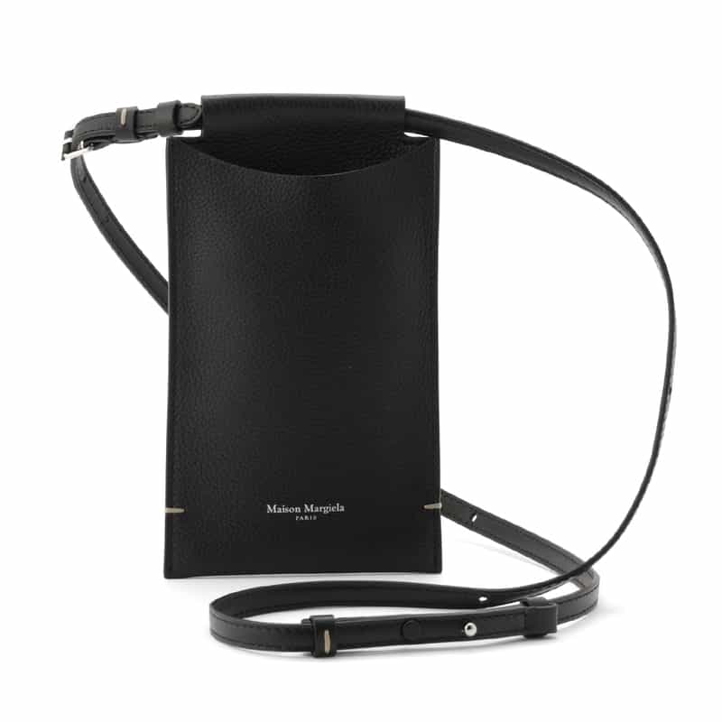 MAISON MARGIELA コード付きフォーンポーチ BLACK