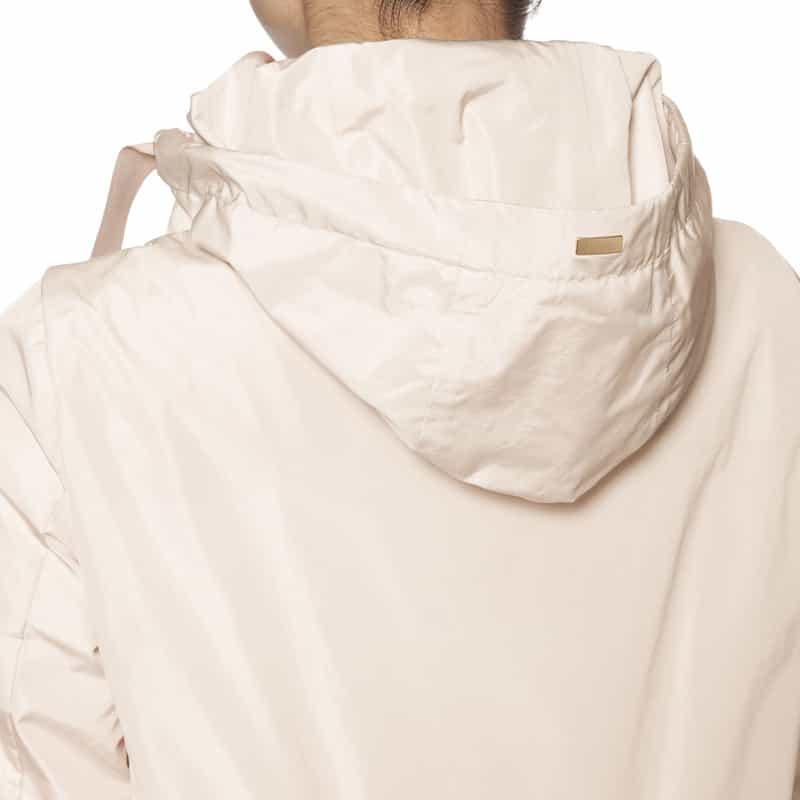 HERNO HERNO＜ヘルノ＞ジップアップ フーデッドミディコート GRAY