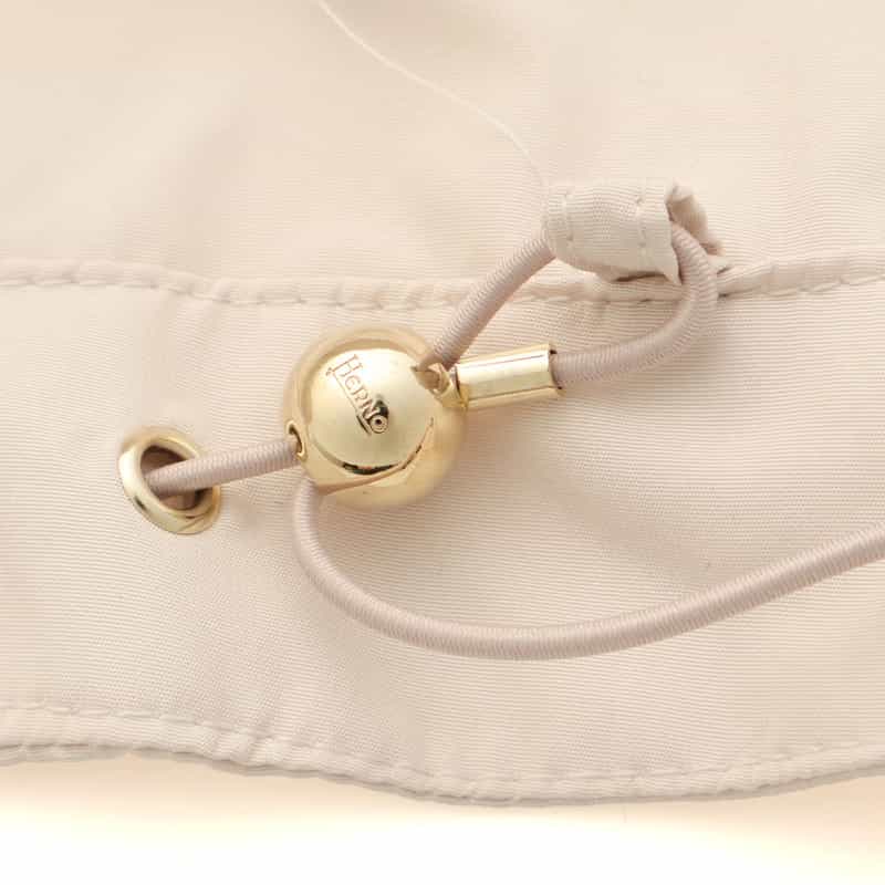 HERNO HERNO＜ヘルノ＞ジップアップ フーデッドミディコート GRAY