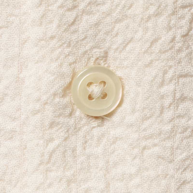 BARNEYS NEW YORK ワッシャー加工ストレッチシャツ WHITE