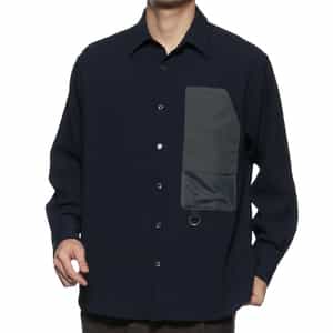 ワッシャー加工ストレッチシャツ