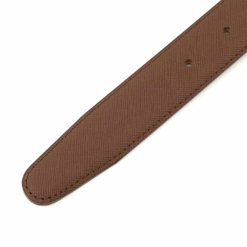 BARNEYS NEW YORK サフィアーノレザーベルト BROWN