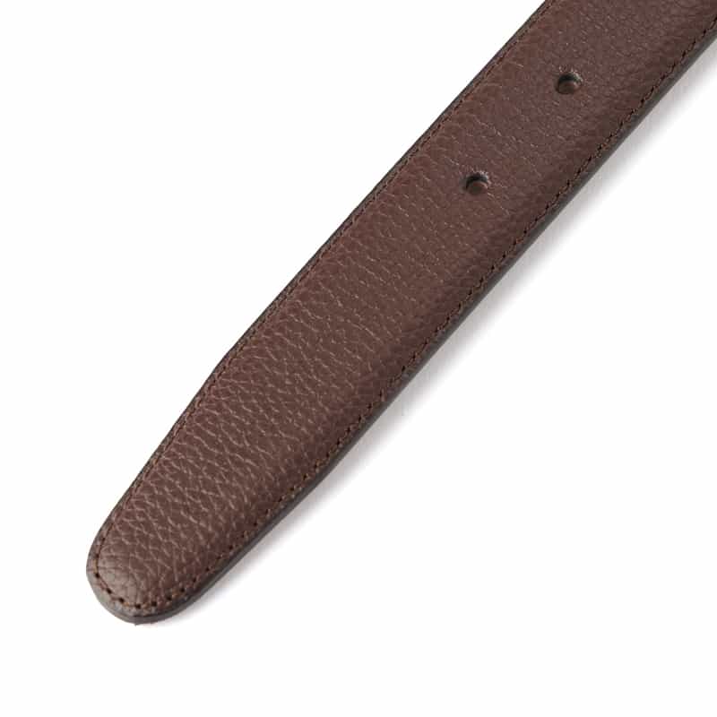 BARNEYS NEW YORK シュリンクレザーベルト BROWN