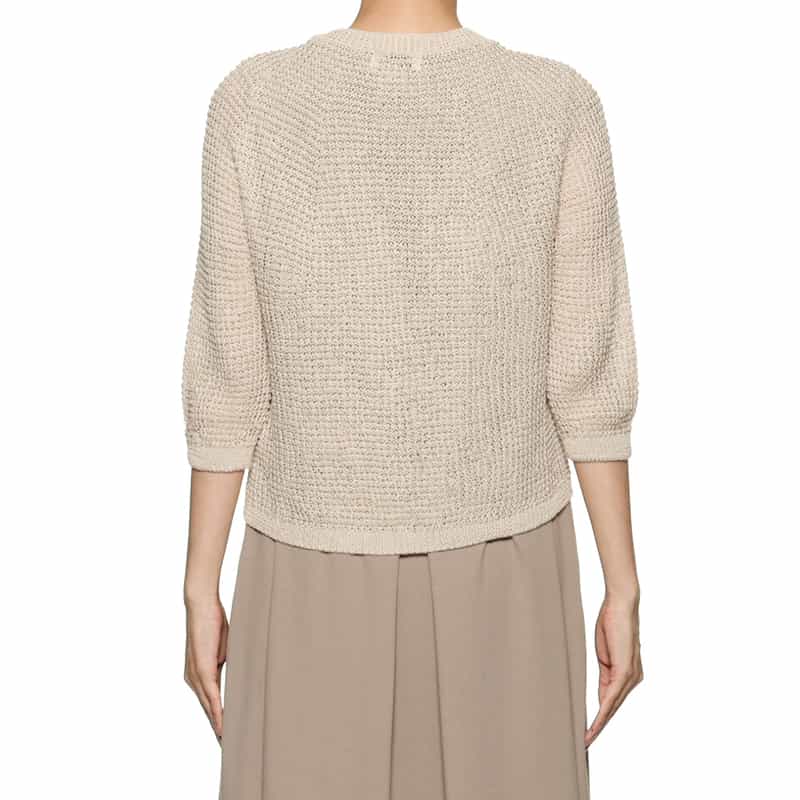 BARNEYS NEW YORK コットンニットカーディガン BEIGE