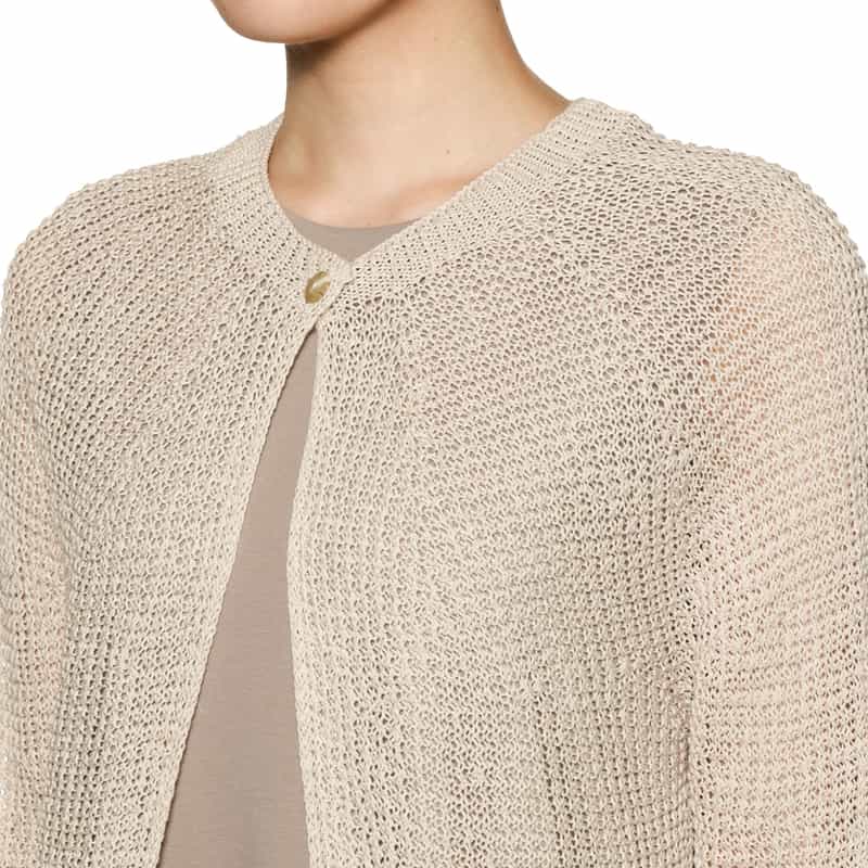 BARNEYS NEW YORK コットンニットカーディガン BEIGE