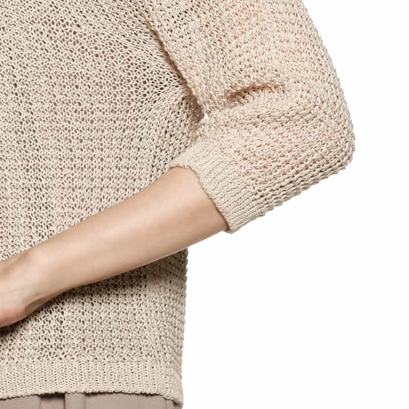 BARNEYS NEW YORK コットンニットカーディガン BEIGE