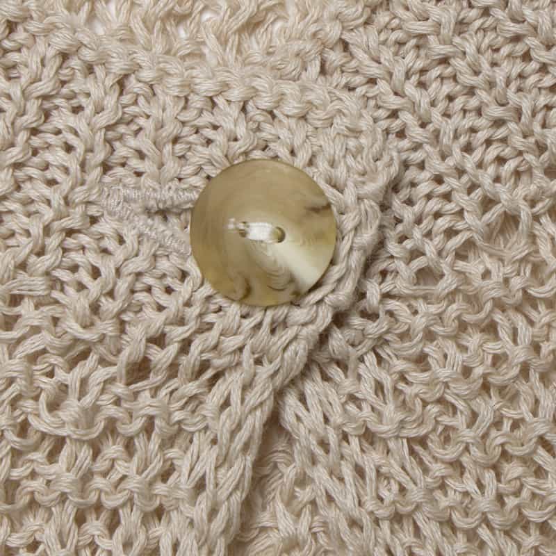 BARNEYS NEW YORK コットンニットカーディガン BEIGE