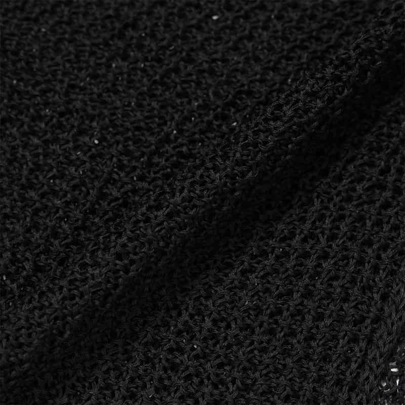 BARNEYS NEW YORK コットンニットカーディガン BLACK