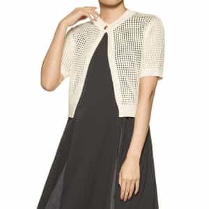 メッシュニットカーディガン