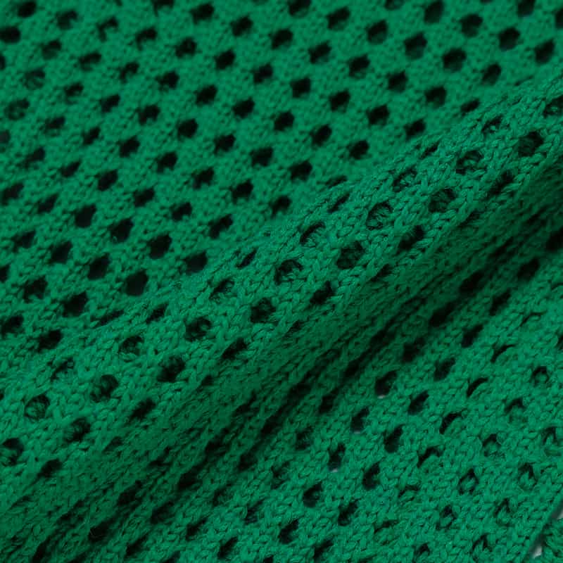 BARNEYS NEW YORK メッシュニットカーディガン GREEN