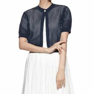 メッシュニットカーディガン