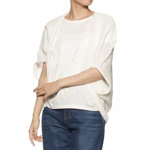 コットンニットトッパーカーディガン