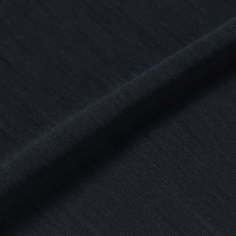 BARNEYS NEW YORK ウォッシャブル ウール素材Tシャツ NAVY