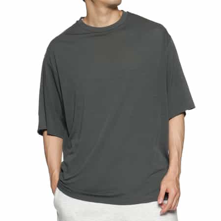ウォッシャブル ウール素材Tシャツ（2239562）｜BARNEYS NEW