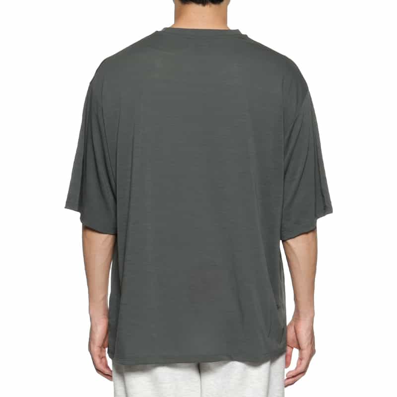 BARNEYS NEW YORK ウォッシャブル ウール素材Tシャツ GRAY